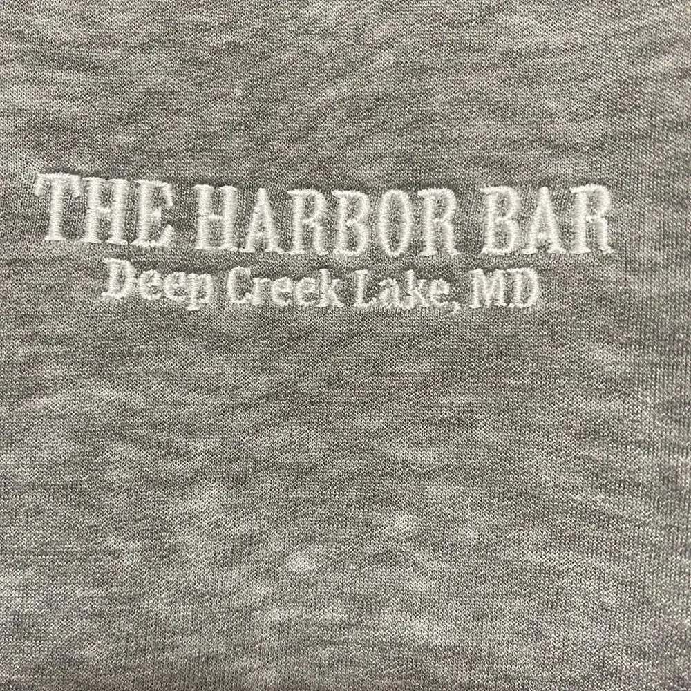 The harbor bar sweatshirt, deep Creek Lake MD medium